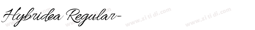 Hybridea Regular字体转换 Hybridea Regular字体转换